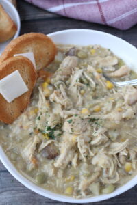 creamy chicken and vegetable soup