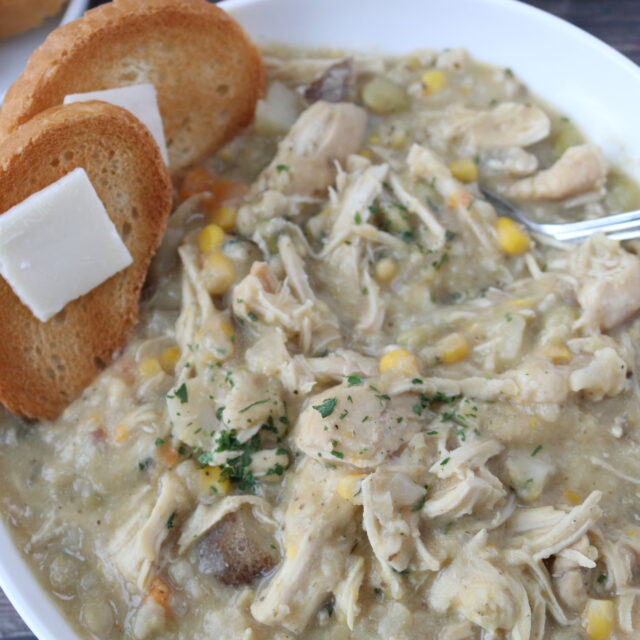 creamy chicken and vegetable soup