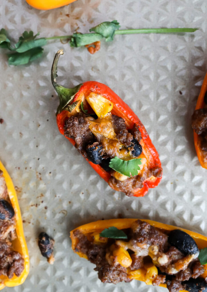 mini bell pepper appetizer