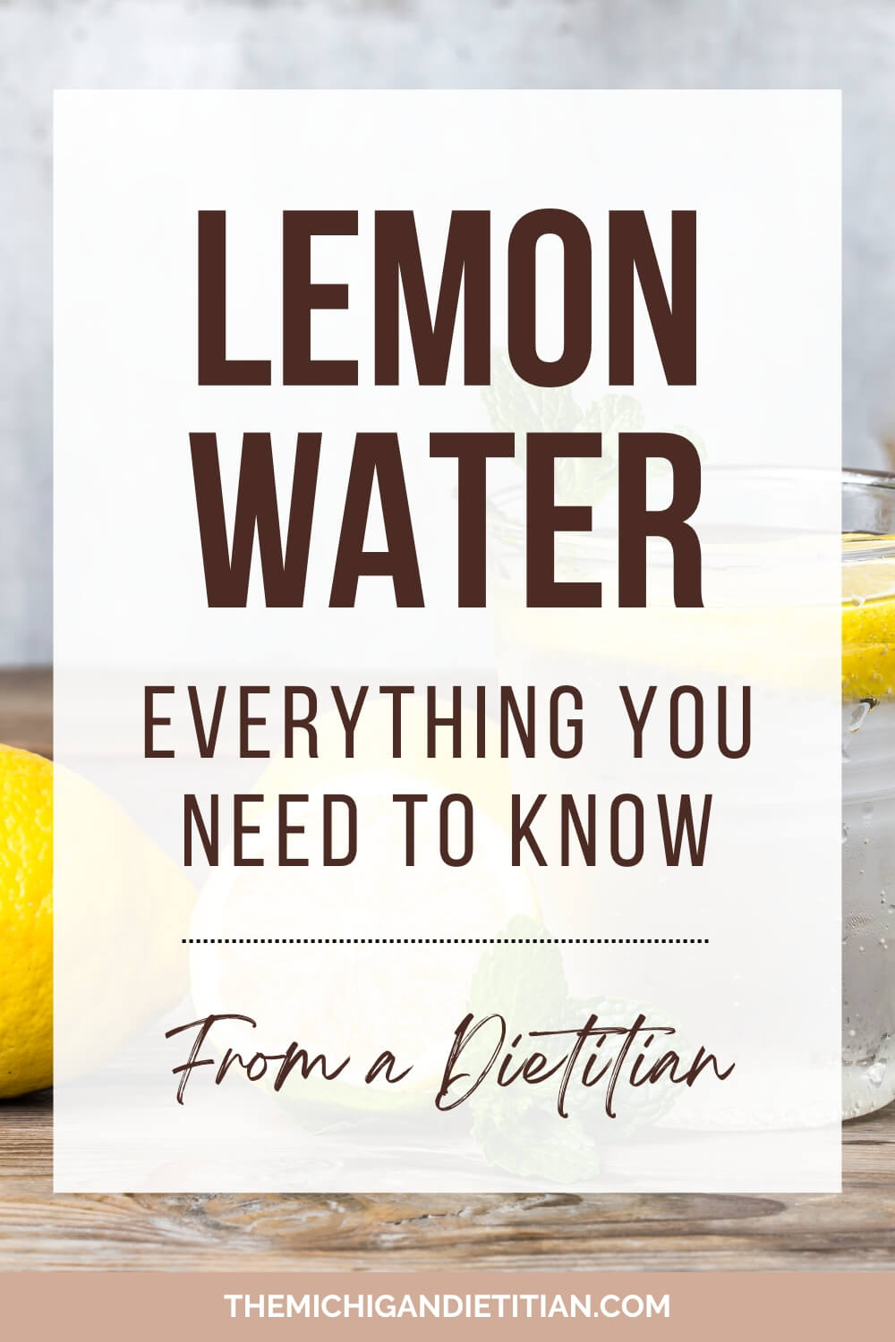 Lemon water: everything you need to know from a dietitian