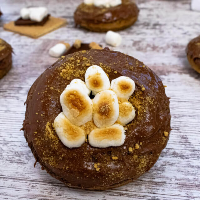 S'mores doughnut on the side