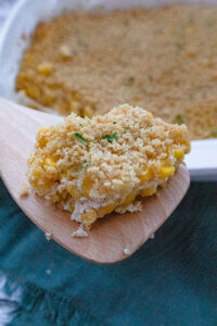 spoonful of corn casserole