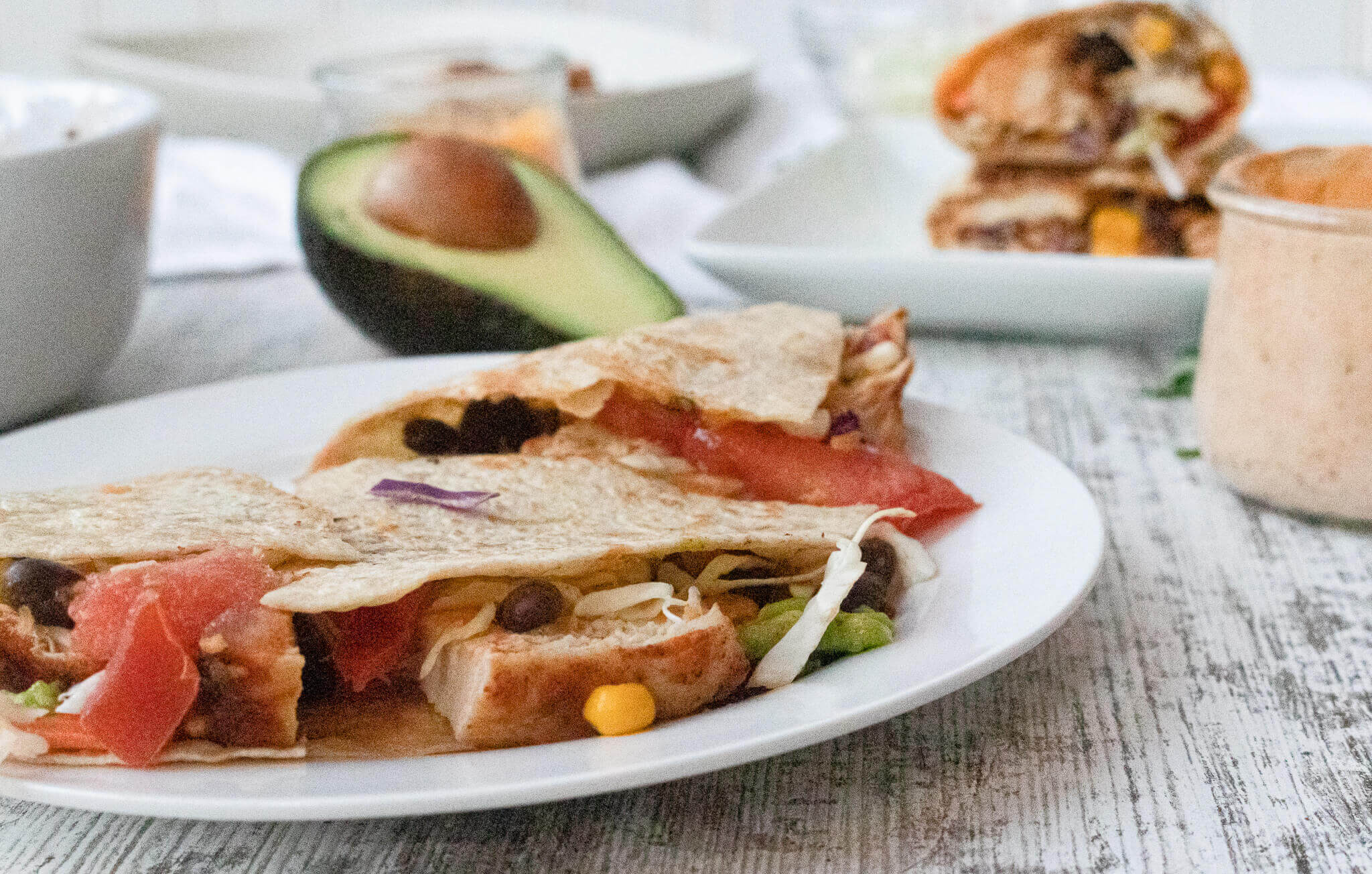 Southwest chicken quesadilla recipe