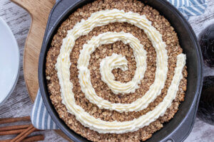 cinnamon roll baked oats