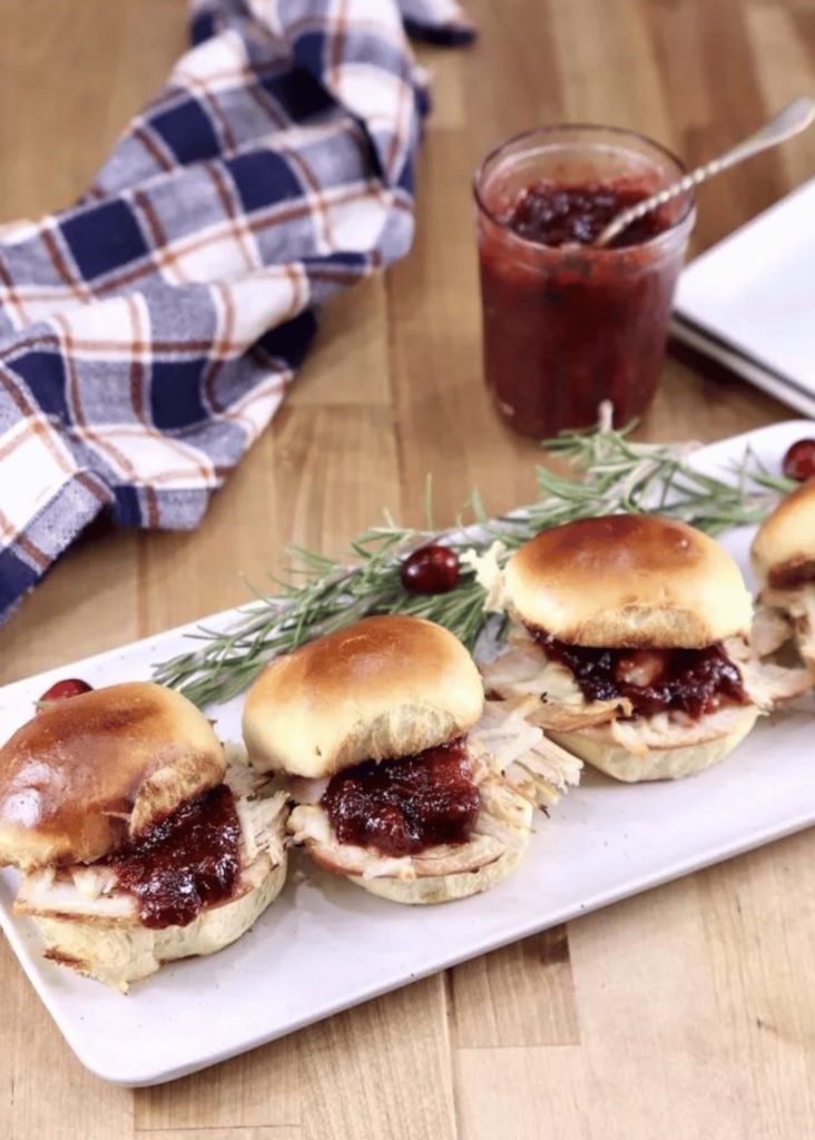 smoked turkey sliders