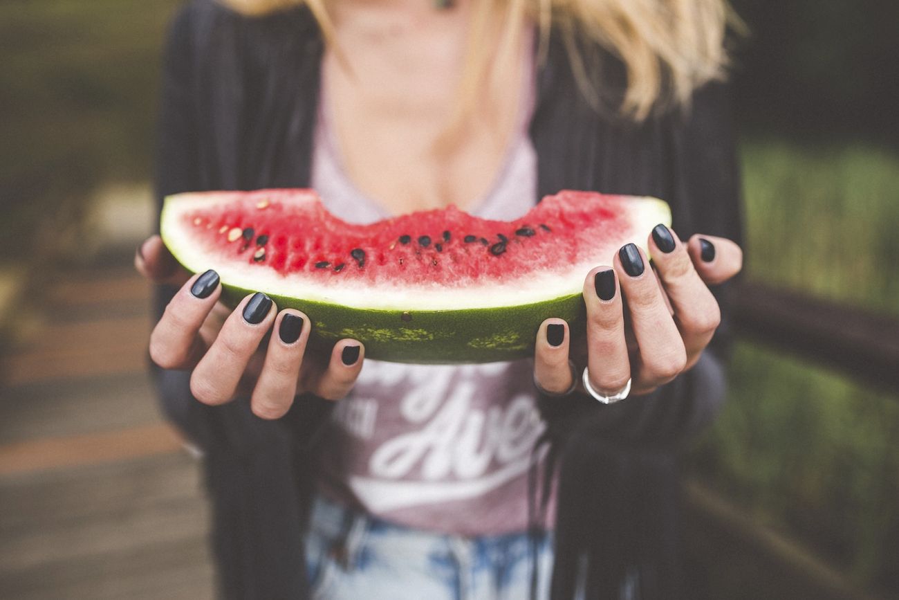 watermelon for hacks to drink more water