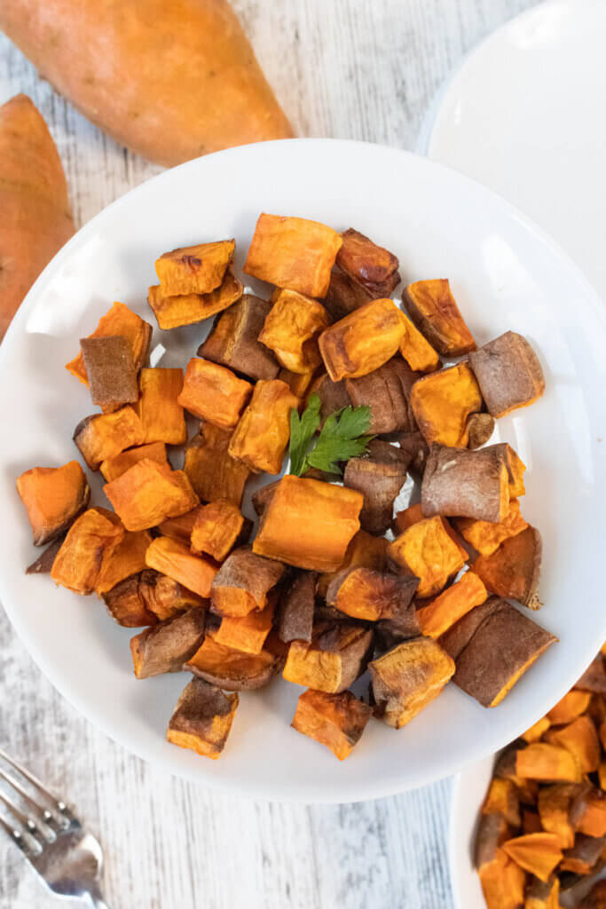 air fryer sweet potatoes