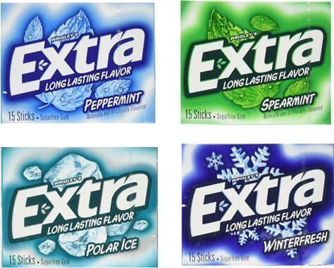 e foods: extra brand gum