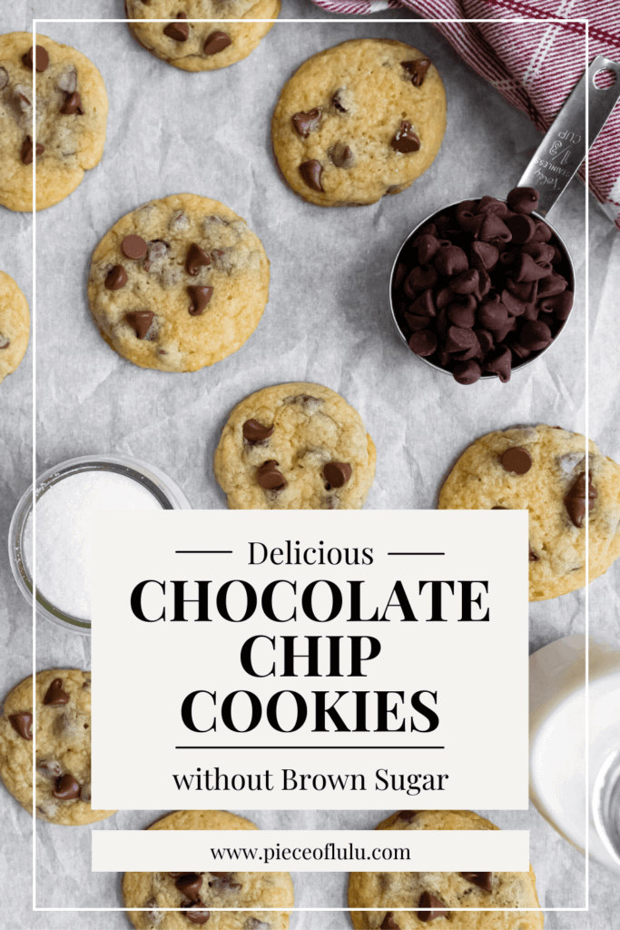 Chocolate chip cookies without brown sugar pin