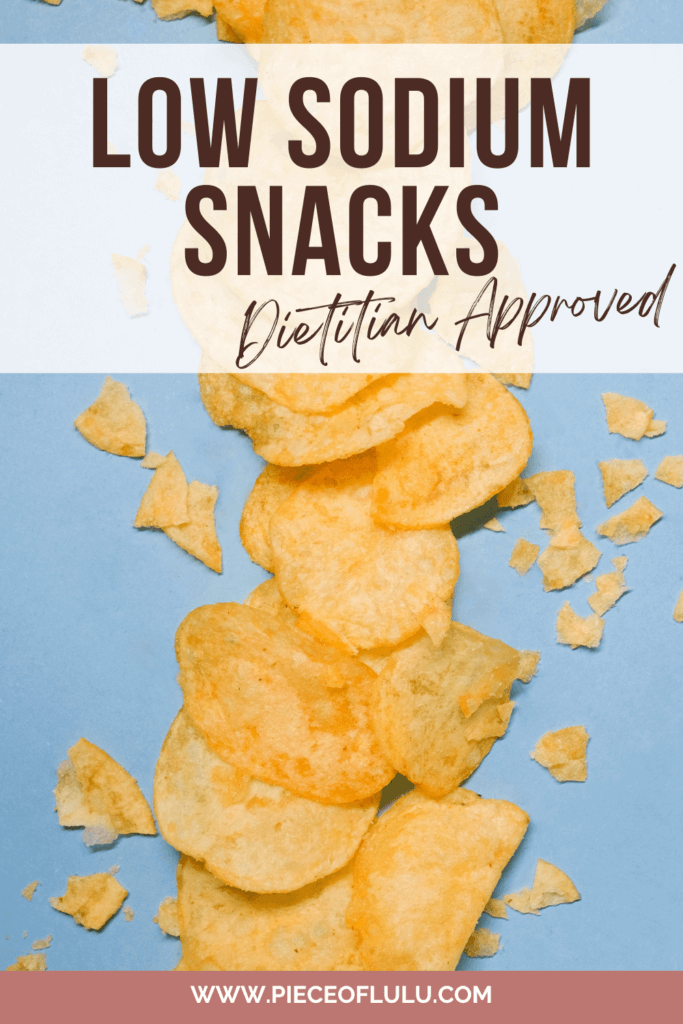 pin of low sodium snacks