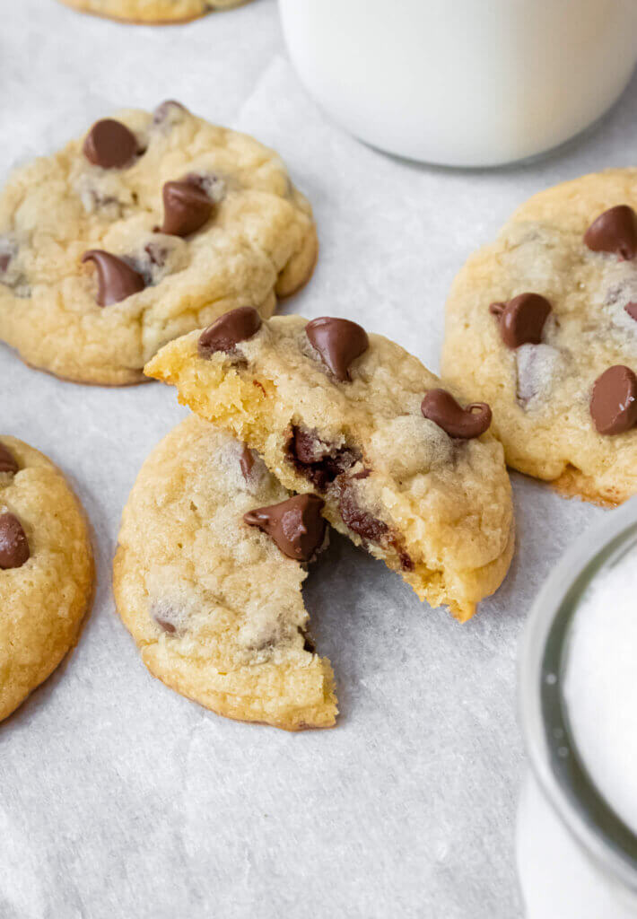 small Chocolate chip cookies without brown sugar