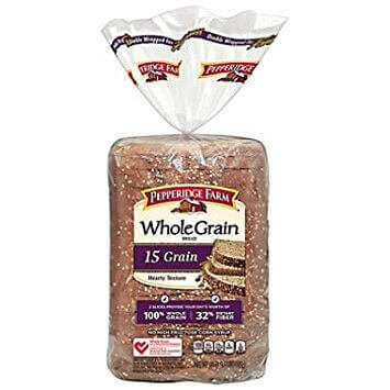 pepperidge high fiber bread