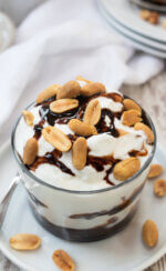 Peanut Buster Parfait with Yogurt - The Michigan Dietitian