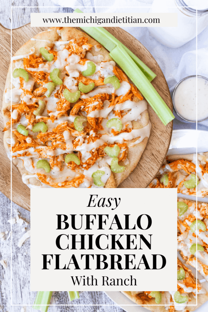 buffalo chicken flatbread with ranch recipe