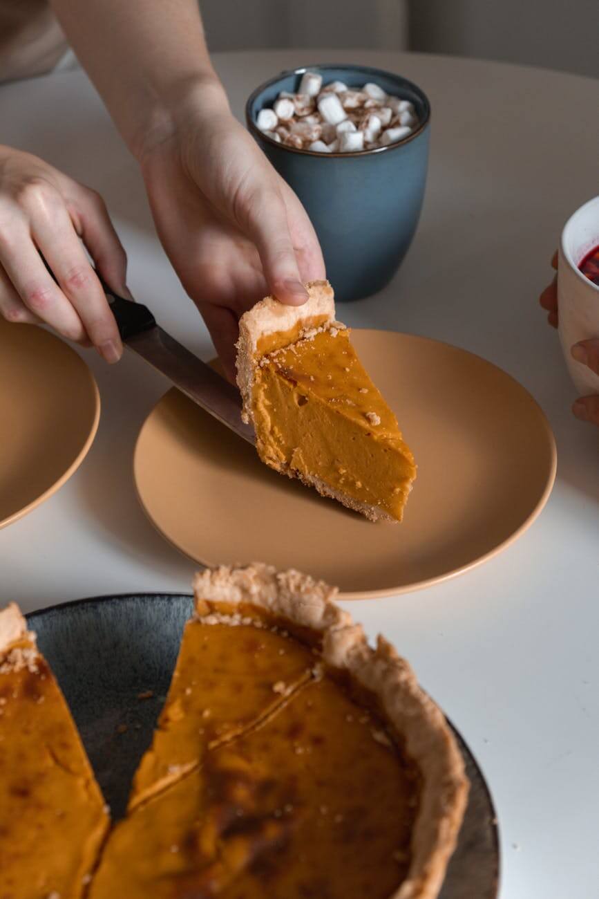 pumpkin pie vs sweet potato pie slice of pie 