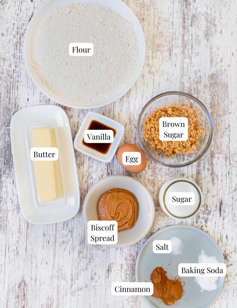 Biscoff Butter Cookies ingredients