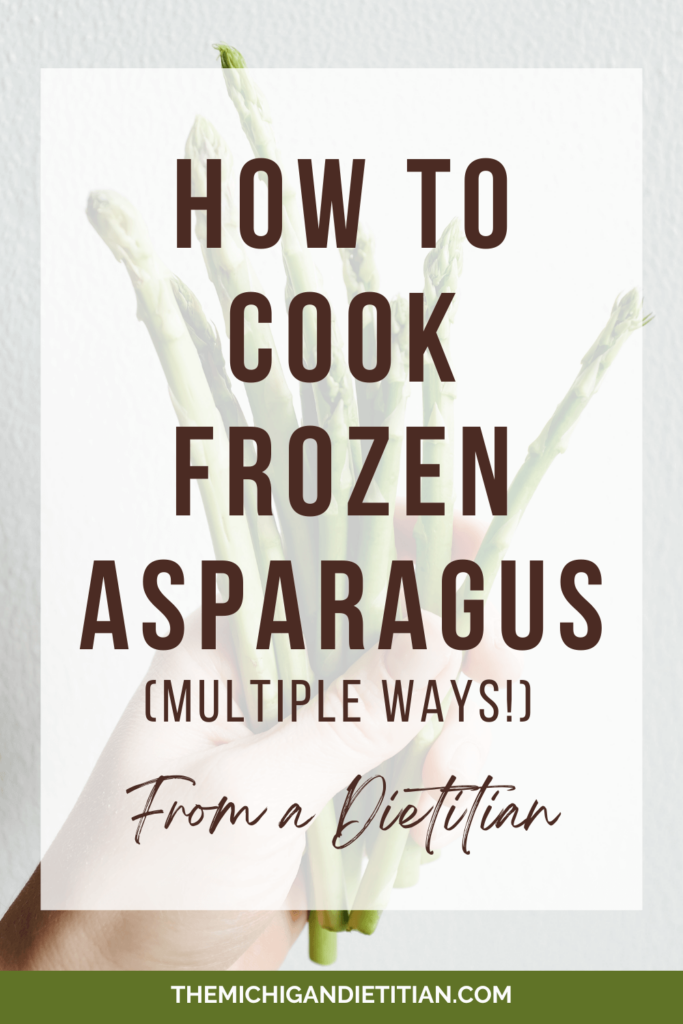 how to cook frozen asparagus multiple ways