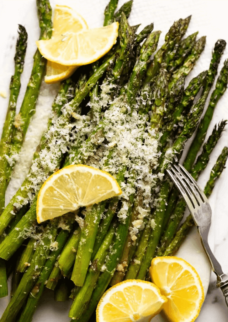 asparagus with parmesan and lemon