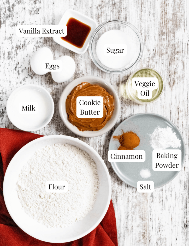 Cookie butter donut ingredients 