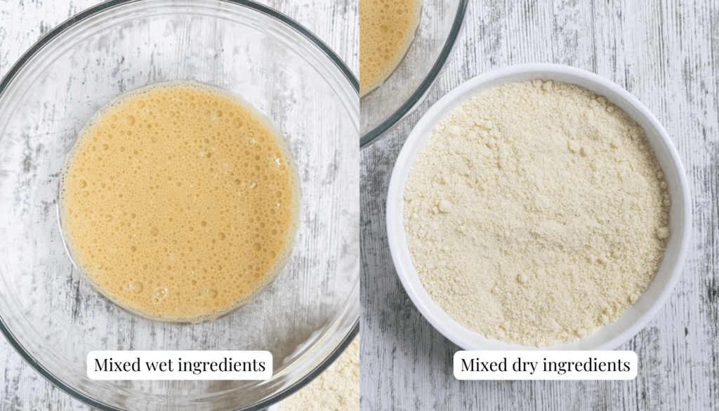 Almond flour muffin mixture