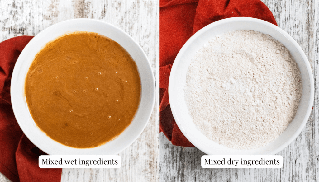 wet and dry ingredients