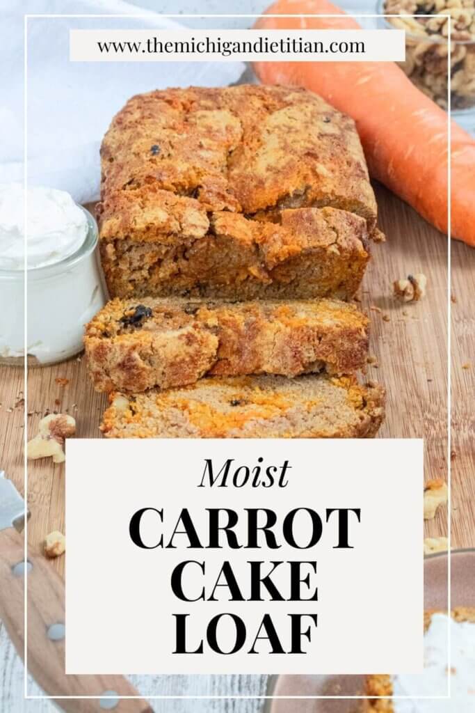 Moist Carrot Cake Loaf