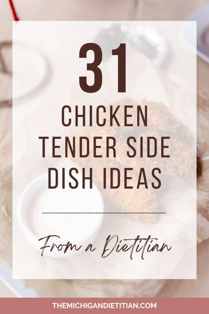 31 chicken tender sides with chicken tender with ranch