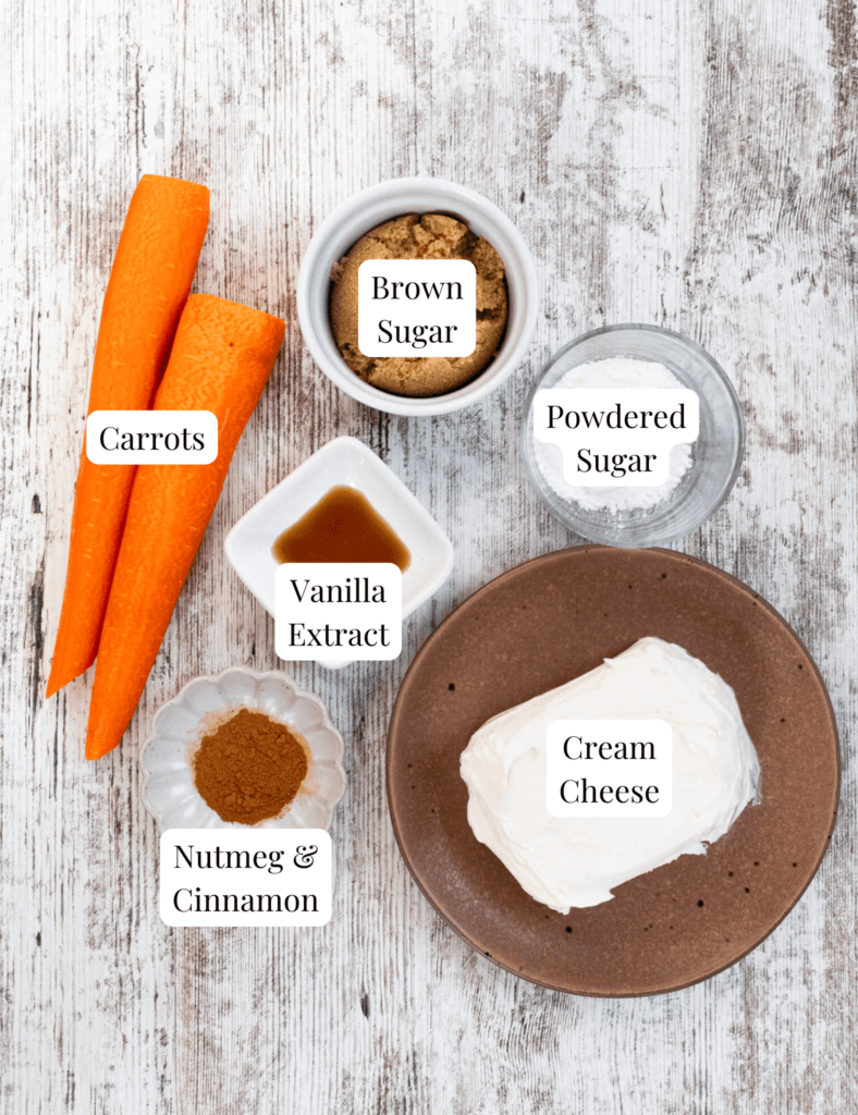 carrot cake dip ingredients