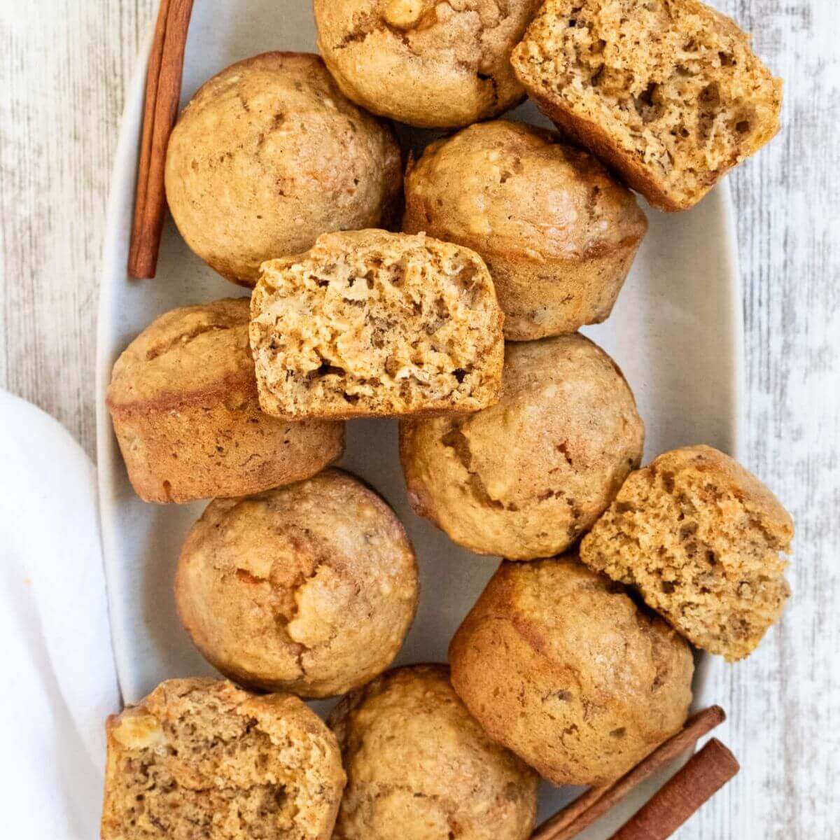 Incredibly Fluffy Carrot Banana Muffins