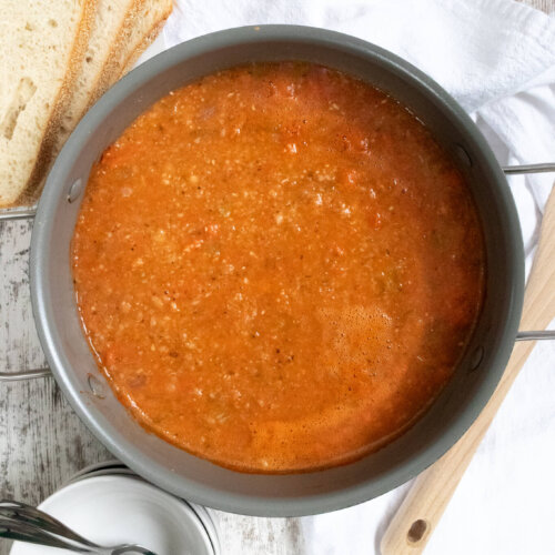 Vegetarian Navy Bean Soup