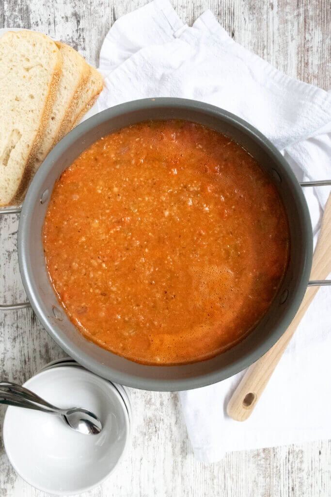 Vegetarian Navy Bean Soup