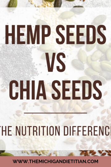 Hemp seeds vs chia seeds