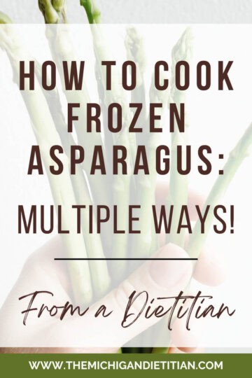 How to cook frozen asparagus
