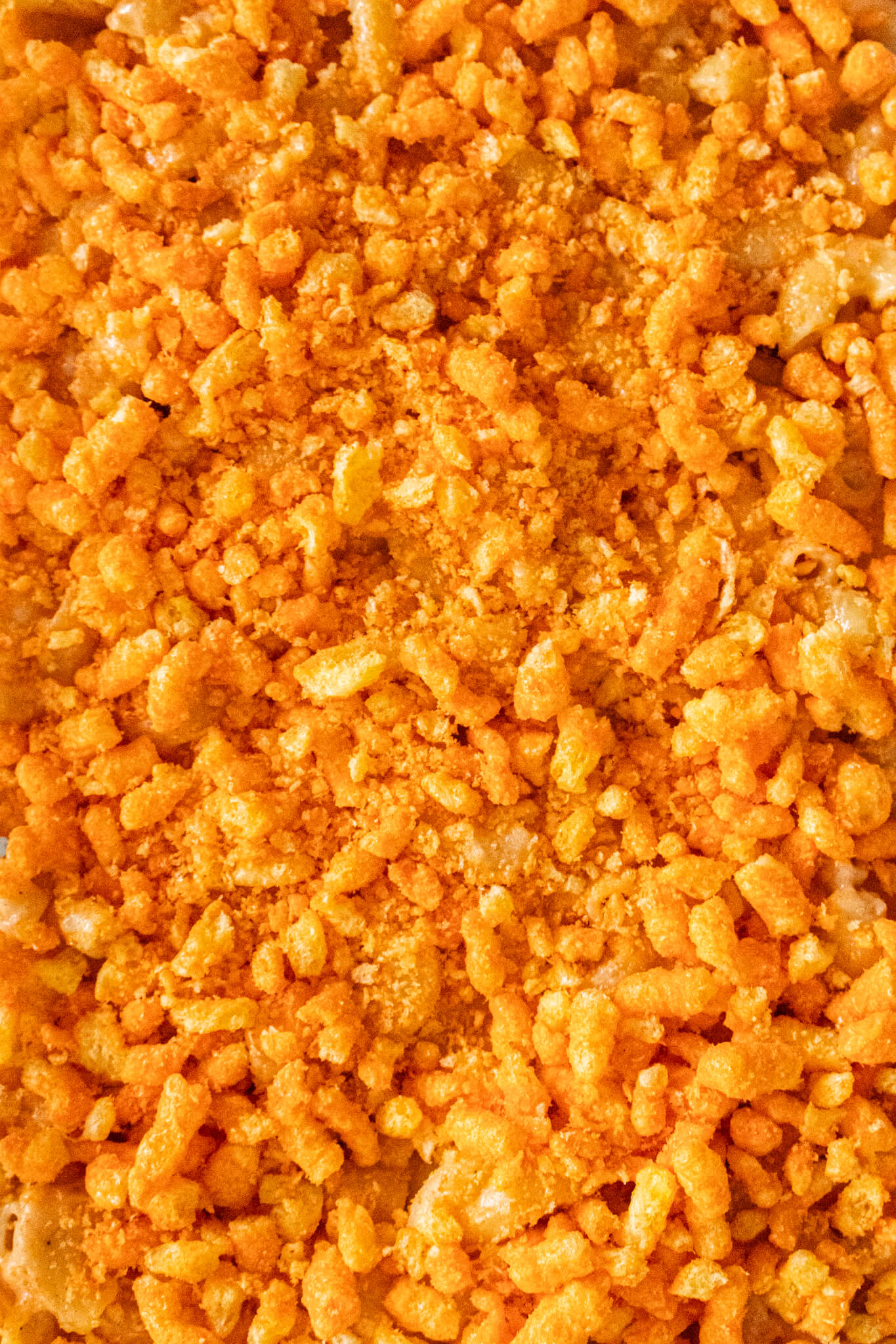 Mac and Cheese with Cheetos Close Up