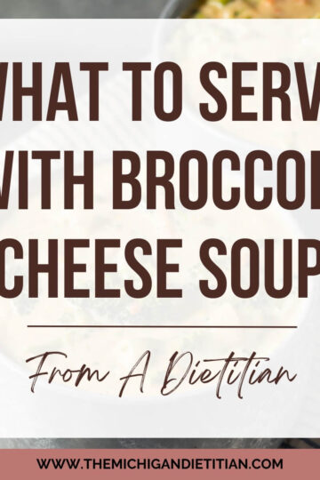 What to serve with broccoli cheddar soup