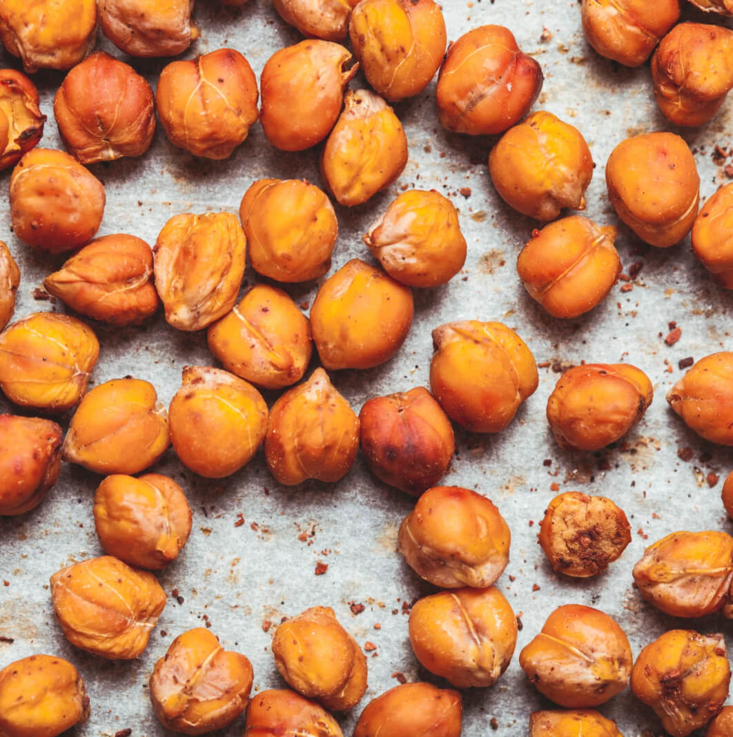 what to serve with broccoli cheese soup: roasted chickpeas