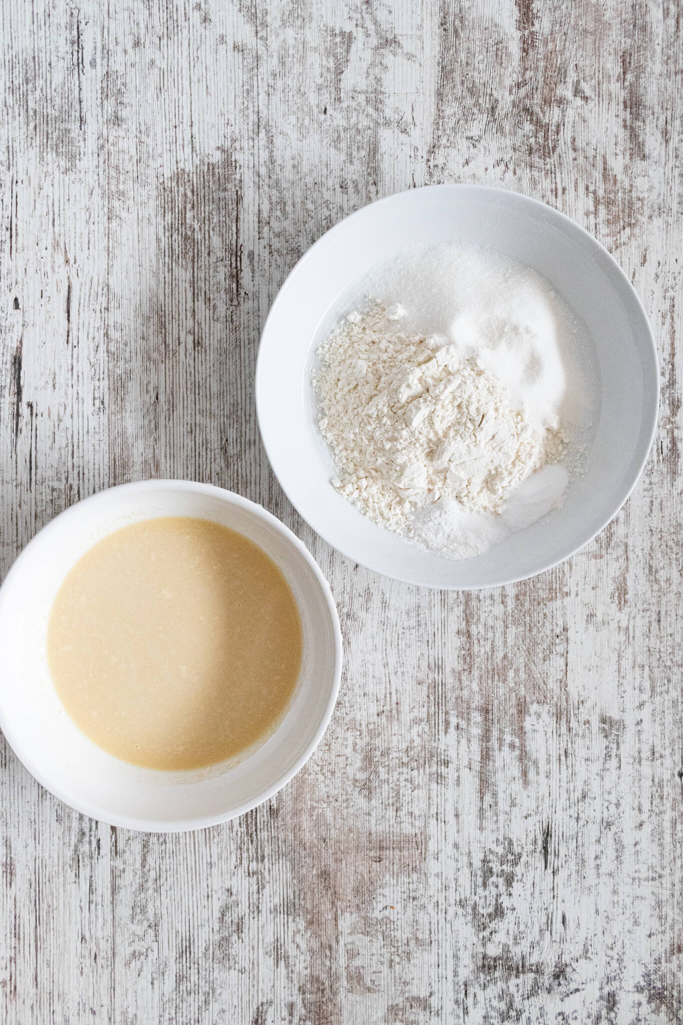 wet and dry ingredients 