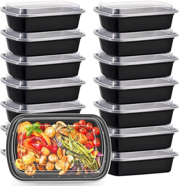 plastic meal prep containers