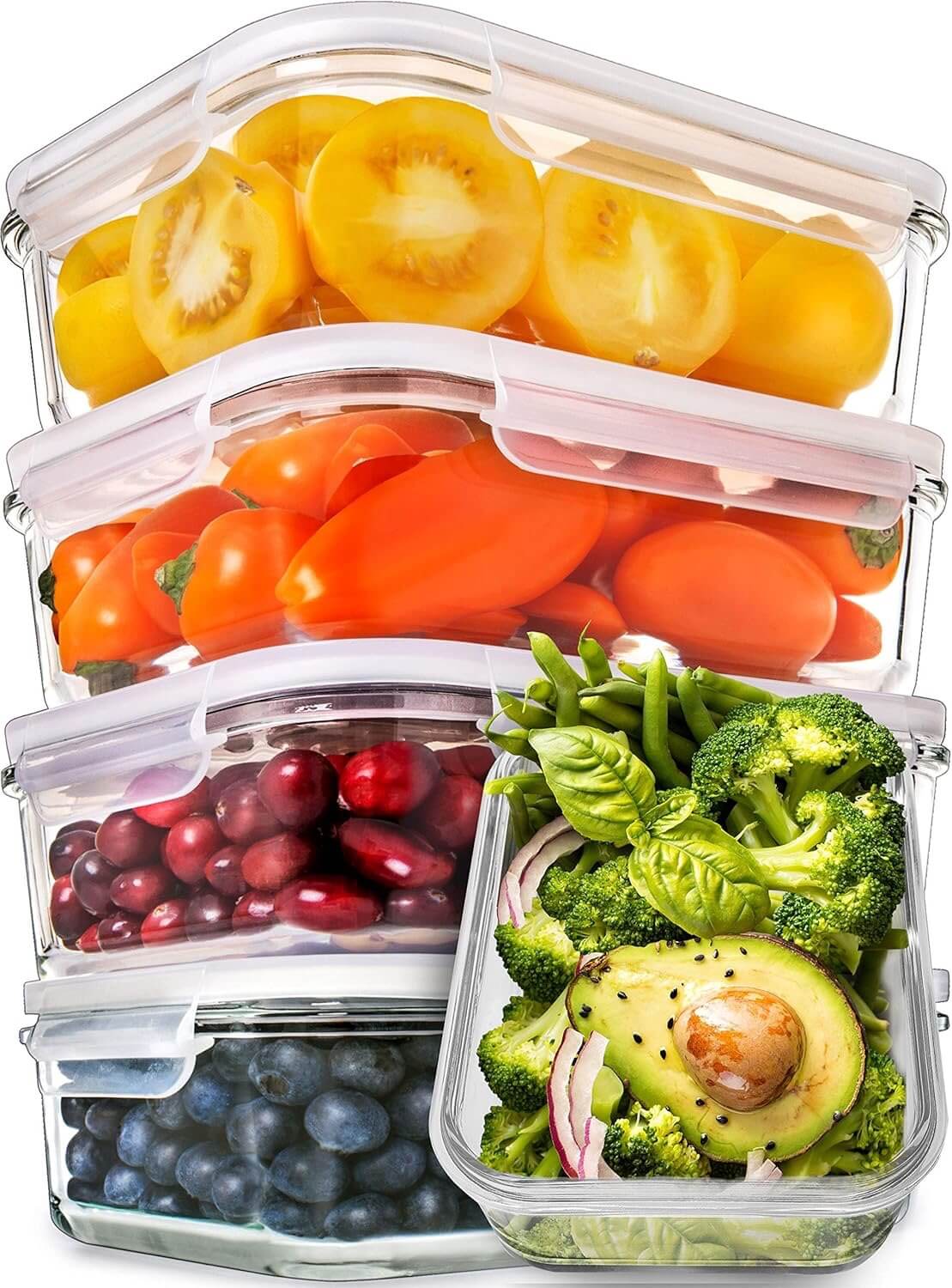 glass containers for meal prep