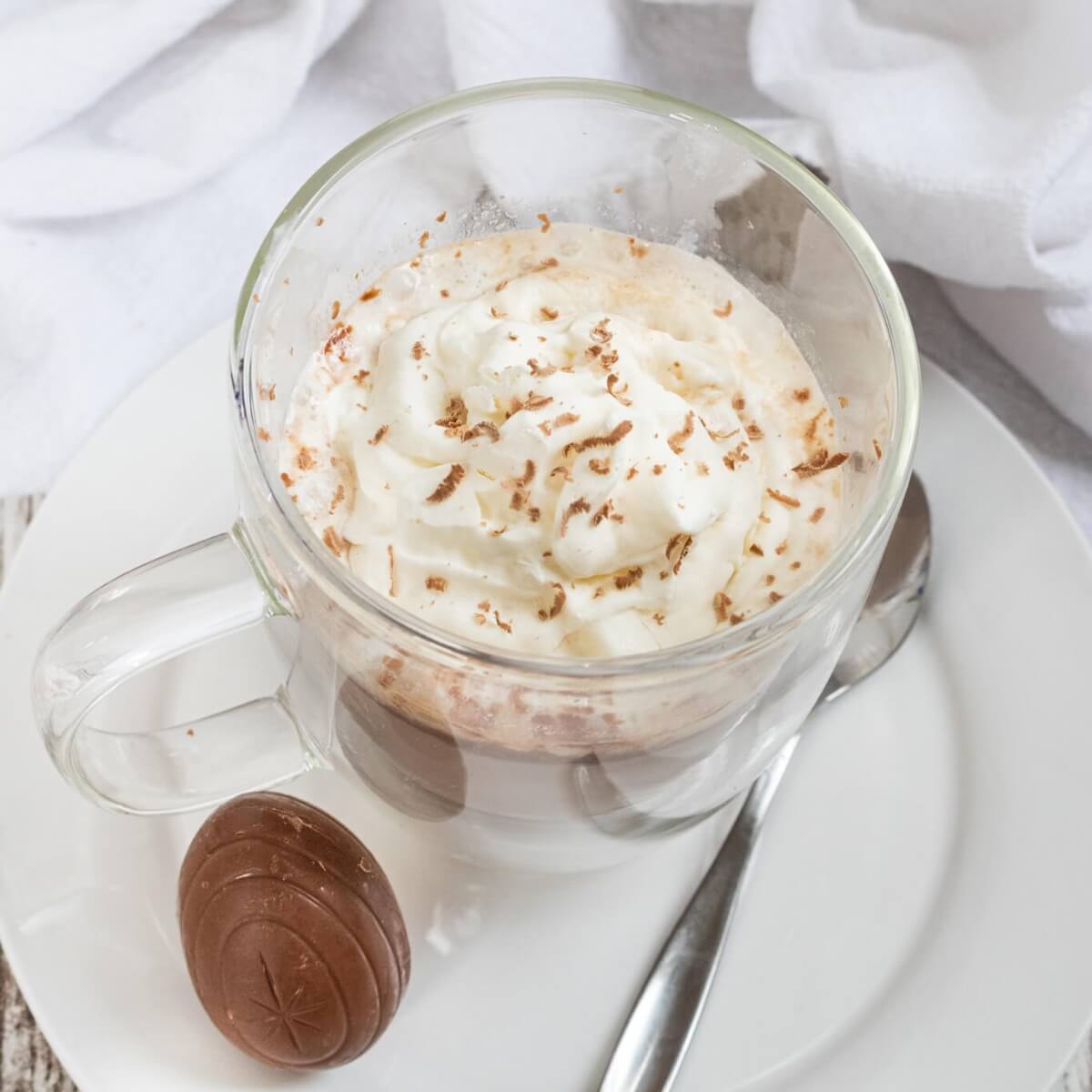 Cadbury Hot Chocolate Using Cadbury Creme Egg